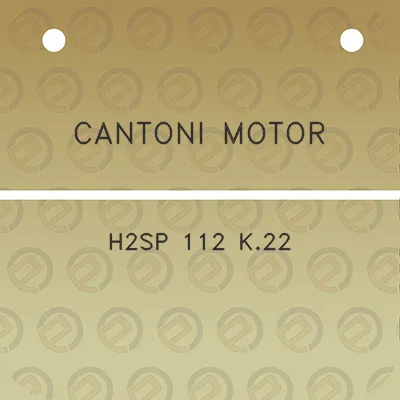 cantoni-motor-h2sp-112-k22