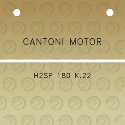 cantoni-motor-h2sp-180-k22