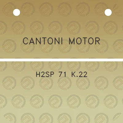 cantoni-motor-h2sp-71-k22