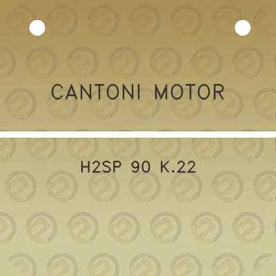 cantoni-motor-h2sp-90-k22