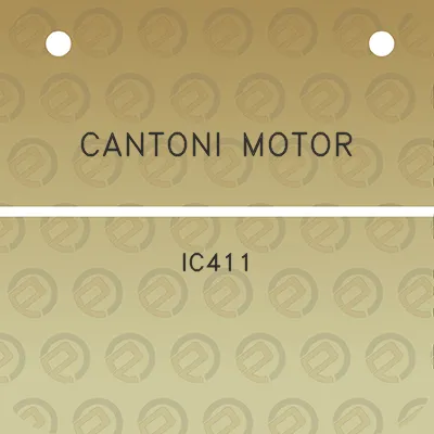 cantoni-motor-ic411