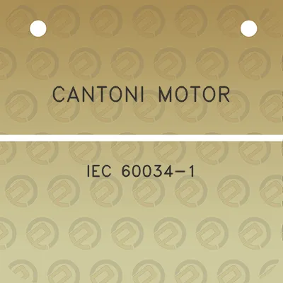 cantoni-motor-iec-60034-1