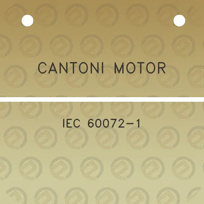 cantoni-motor-iec-60072-1