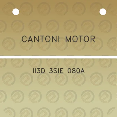 cantoni-motor-ii3d-3sie-080a