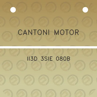 cantoni-motor-ii3d-3sie-080b