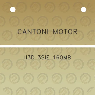 cantoni-motor-ii3d-3sie-160mb