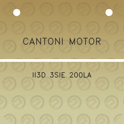 cantoni-motor-ii3d-3sie-200la