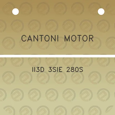 cantoni-motor-ii3d-3sie-280s