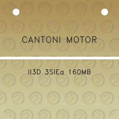 cantoni-motor-ii3d-3siea-160mb