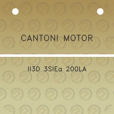 cantoni-motor-ii3d-3siea-200la