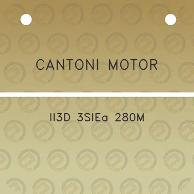 cantoni-motor-ii3d-3siea-280m