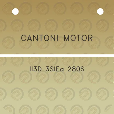 cantoni-motor-ii3d-3siea-280s