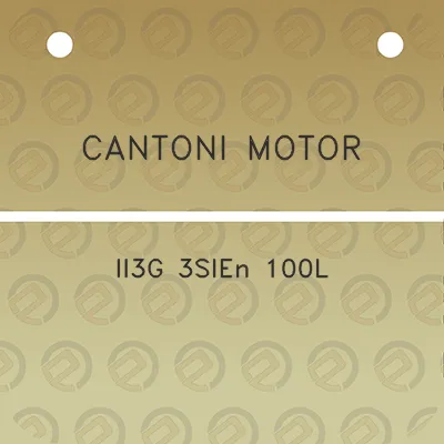 cantoni-motor-ii3g-3sien-100l