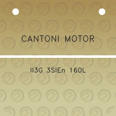 cantoni-motor-ii3g-3sien-160l