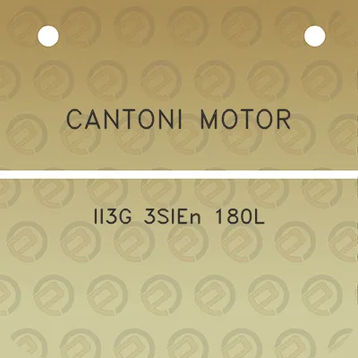 cantoni-motor-ii3g-3sien-180l