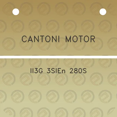 cantoni-motor-ii3g-3sien-280s