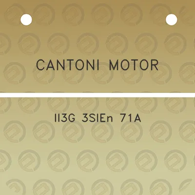 cantoni-motor-ii3g-3sien-71a