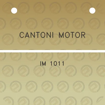 cantoni-motor-im-1011