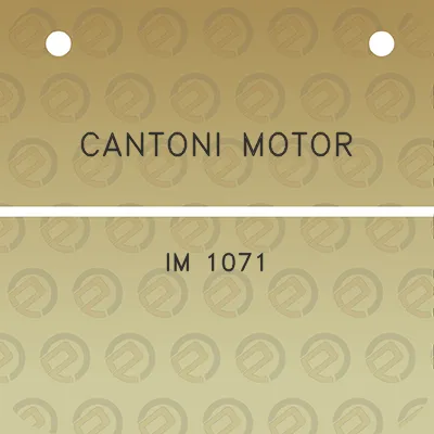 cantoni-motor-im-1071