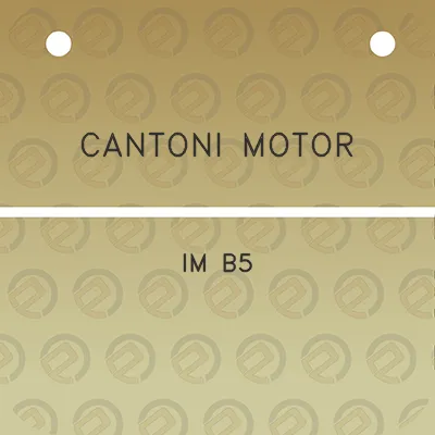 cantoni-motor-im-b5