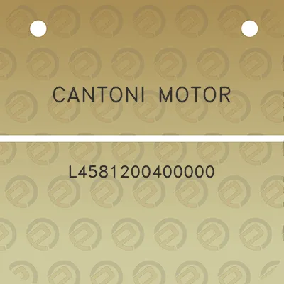 cantoni-motor-l4581200400000