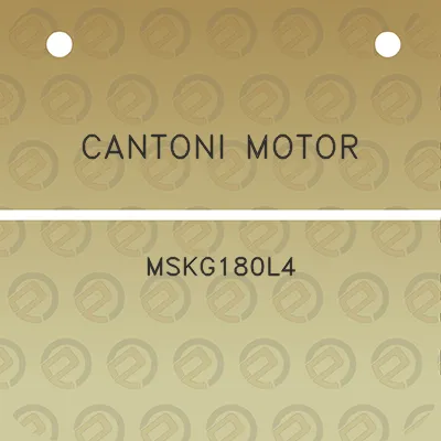 cantoni-motor-mskg180l4