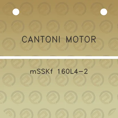 cantoni-motor-msskf-160l4-2