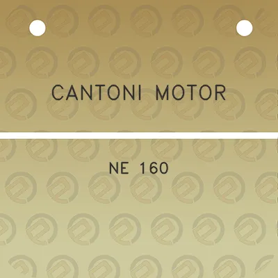 cantoni-motor-ne-160