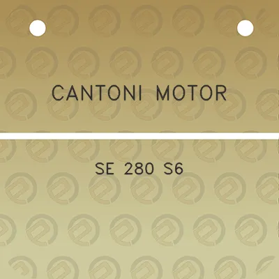 cantoni-motor-se-280-s6