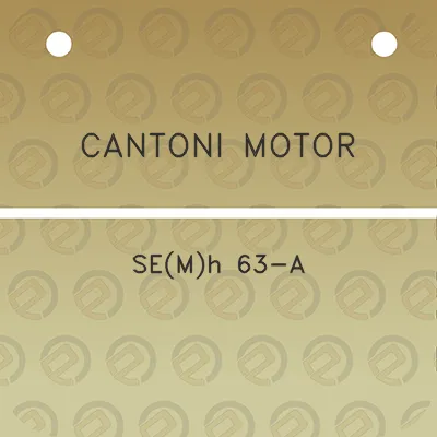 cantoni-motor-semh-63-a