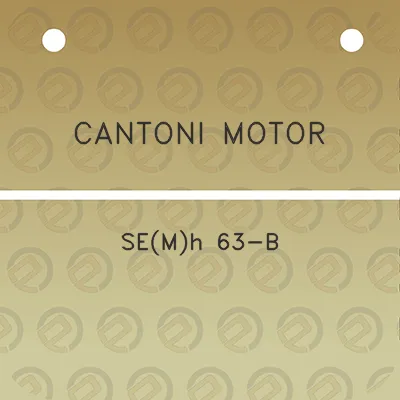 cantoni-motor-semh-63-b