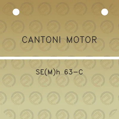 cantoni-motor-semh-63-c