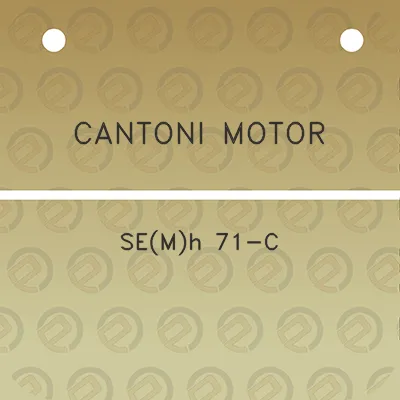 cantoni-motor-semh-71-c