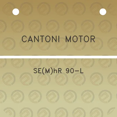 cantoni-motor-semhr-90-l