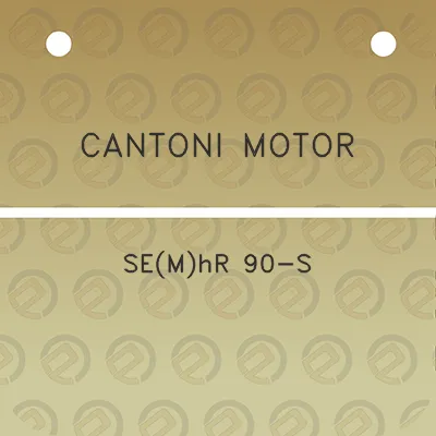 cantoni-motor-semhr-90-s