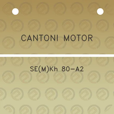 cantoni-motor-semkh-80-a2