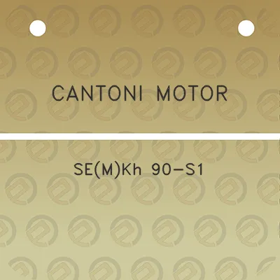 cantoni-motor-semkh-90-s1