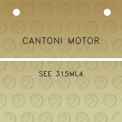 cantoni-motor-see-315ml4