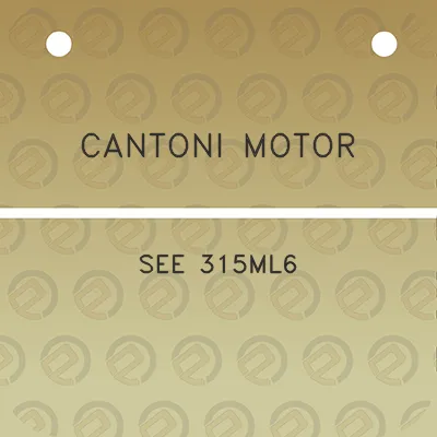 cantoni-motor-see-315ml6