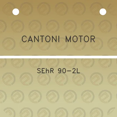 cantoni-motor-sehr-90-2l