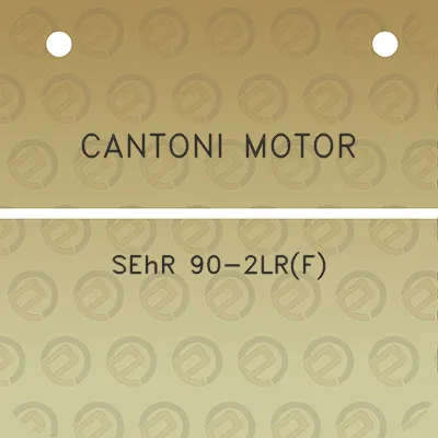 cantoni-motor-sehr-90-2lrf