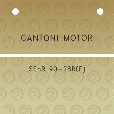 cantoni-motor-sehr-90-2srf