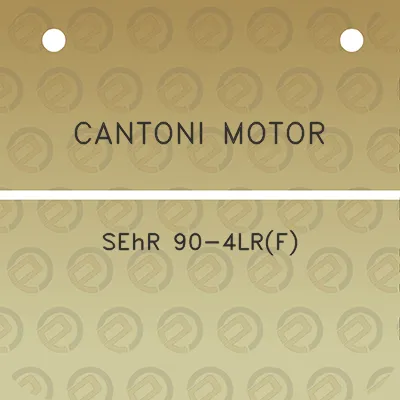 cantoni-motor-sehr-90-4lrf