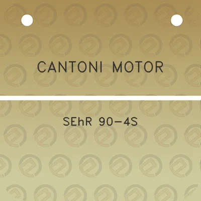 cantoni-motor-sehr-90-4s