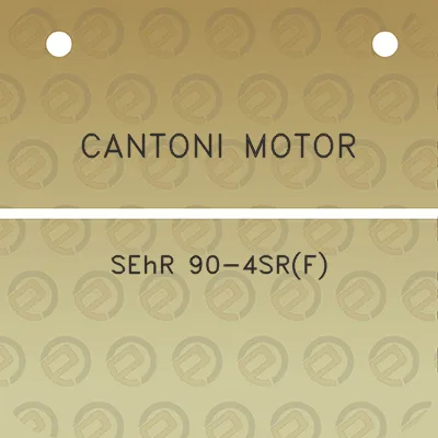 cantoni-motor-sehr-90-4srf