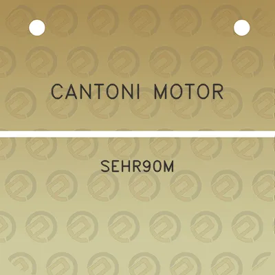 cantoni-motor-sehr90m