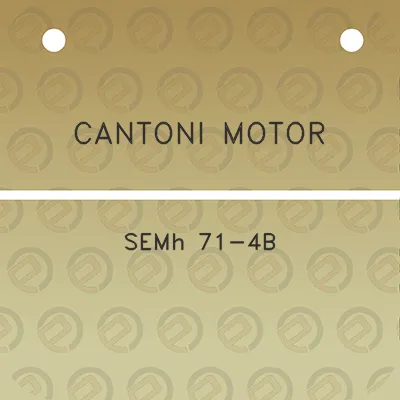 cantoni-motor-semh-71-4b