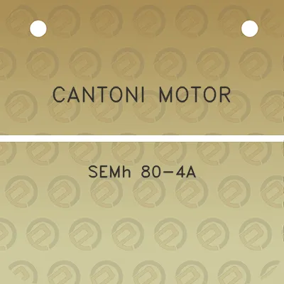 cantoni-motor-semh-80-4a