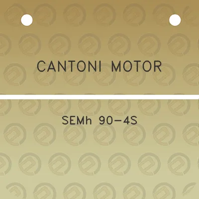 cantoni-motor-semh-90-4s