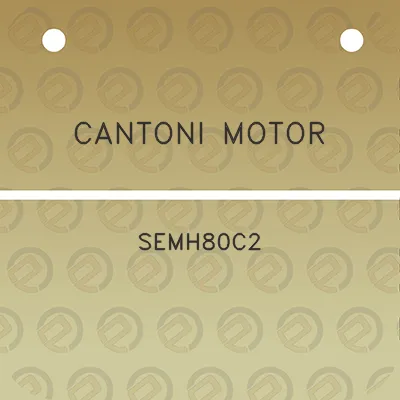 cantoni-motor-semh80c2